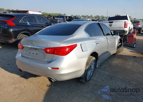 2016 Infiniti Q50 Premium from USA, damaged, VIN JN1CV7AP0GM202801